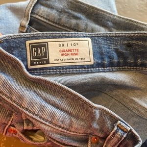 GAP high rise vintage slim jeans with washwell